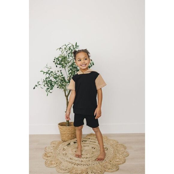NWT Olive + Scout HARRISON SET Brown/white 3T - Picture 2 of 4